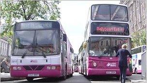 Translink buses