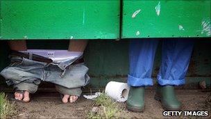 Glastonbury Festival toilet