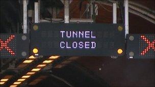 Emergency exercise in Hindhead tunnel
