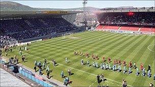 Windsor Park stages the Northern Ireland football team's home matches