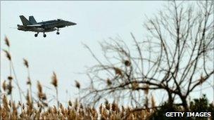A Canadian fighter jet (archive shot)
