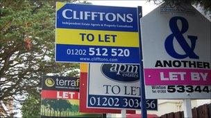 Lettings boards