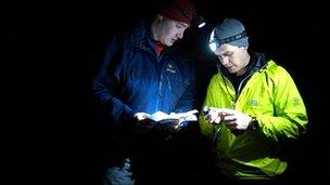 Members of the Lomond Mountain Rescue Team