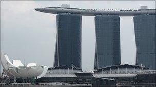 Singapore shoreline