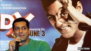 Bollywood actor Salman Khan