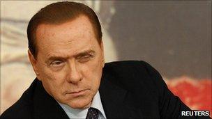 Italian Prime Minister Silvio Berlusconi