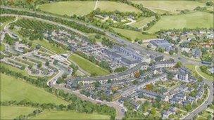 Artist's impression of Truro Eastern District Centre