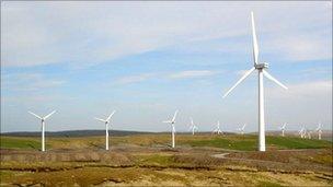 Cefn Croes Wind Farm near Devil's Bridge, Ceredigion