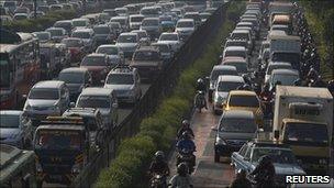 Traffic in Jakarta