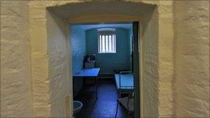 Prison cell at Wormwood Scrubs