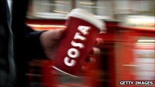 Costa coffee cup