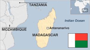 Map of Madagascar