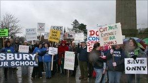 Protests against school closures