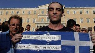 Anti-austerity rally in Athens, 24 May 11