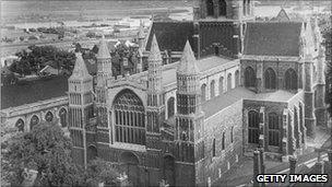 Rochester Cathedral in 1949