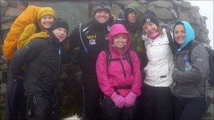 People at Scafell Pike