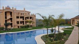 Gang's location in Spain