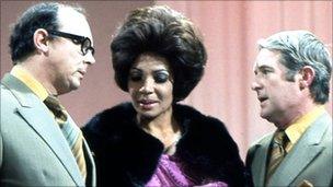 Shirley Bassey with Morecambe and Wise on their 1971 91ȱ Christmas show