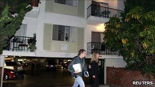 Apartment building in Santa Monica, California, where James White Bulger and Catherine Greig were arrested on 22 June 2011