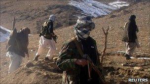 Taliban forces in Afghanistan