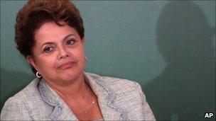 Brazilian president Dilma Rousseff - file photo