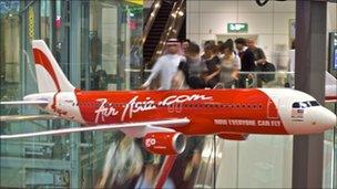 Air asia model plane