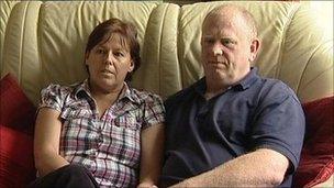 Adam's parents Jackie and Martin Chadwick