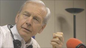 John Humphrys in the Today studio