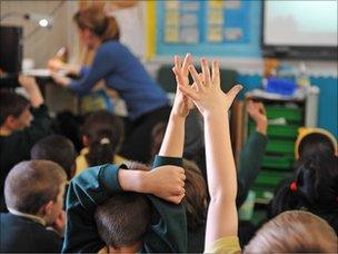 Primary school classroom