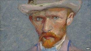 Self-portrait of Vincent van Gogh 1887