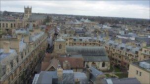 Cambridge skyline