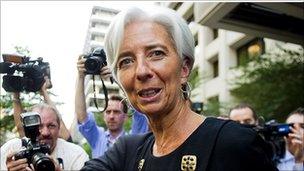 Former French Finance Minister Christine Lagarde