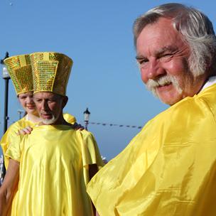 Warming up ahead of the opening ceremony of the Island Games by Paul Ivan Harris