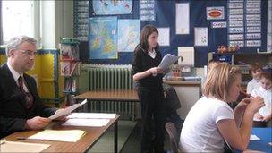 A MiniTrial taking place in a Scottish school