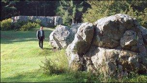 Ruins at the site of the Wehrwolf bunker