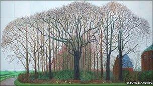 Bigger Trees Near Warter, 2007. Copyright: David Hockney. Photography by Richard Schmidt. Collection of Tate, London