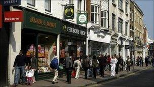 High street shops - Richmond, Surrey