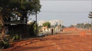 New road being built in Rio