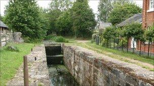 Old canal lock