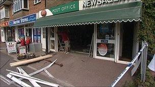 The post office in Dawlish