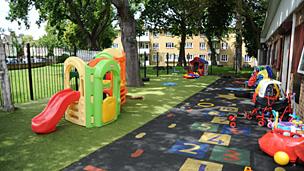 Nursery on the Weir Estate, Balham, south-west London