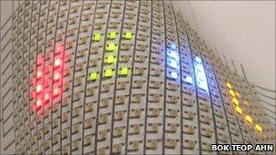 Flexible circuit with lights