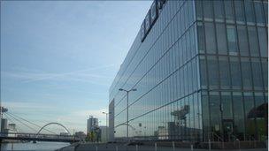 BBC Scotland building at Pacific Quay