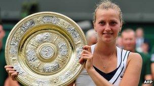 Petra Kvitova wins the Wimbledon 2011 women's final