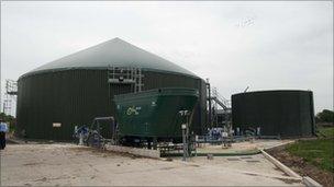 Glebe farm biogas station