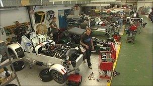 Caterham Car factory