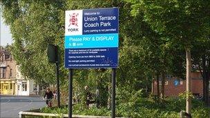 Union Terrace car and coach park, York