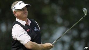 Scottish golf legend Colin Montgomerie