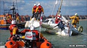 Eastbourne lifeboats