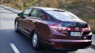 Honda Clarity hydrogen fuel cell car